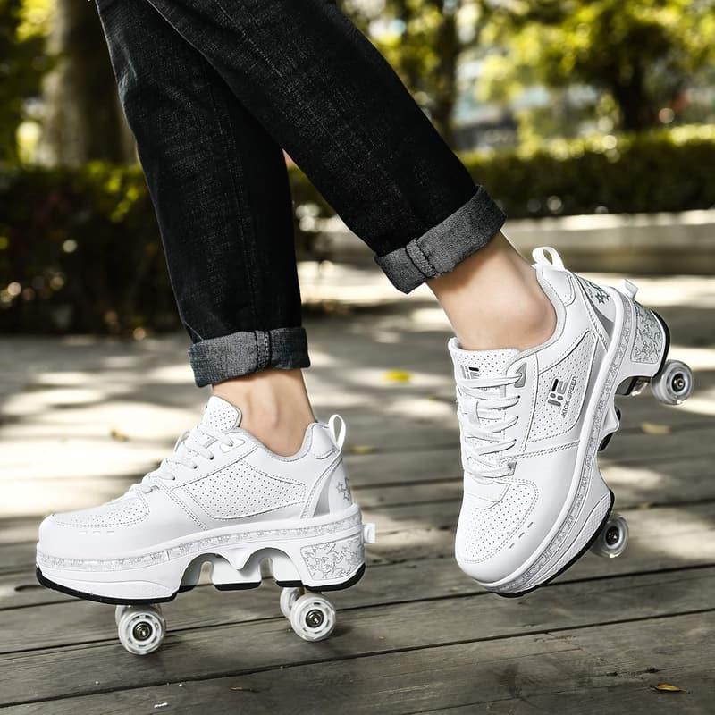 Detachable 2-in-1 Roller Skate Shoes for Kids