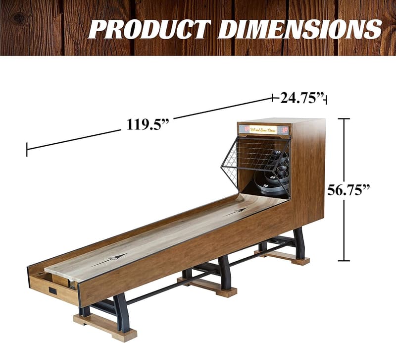 Barrington Roll and Score Game Table with Electronic Scoring