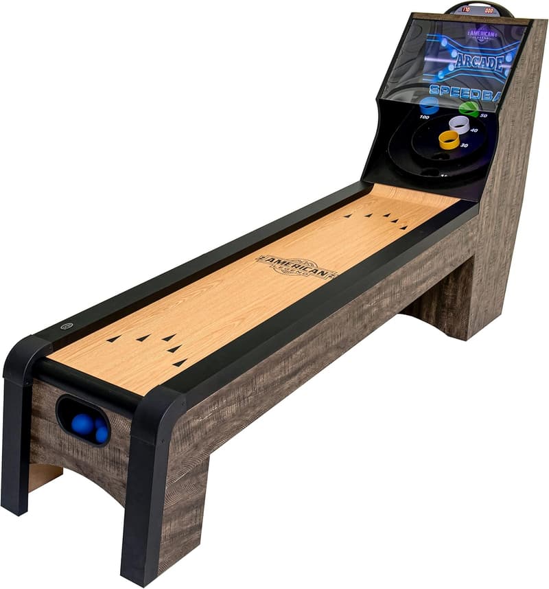 Arcade Speedball Game - 9' Engineered Wood with Automatic Return