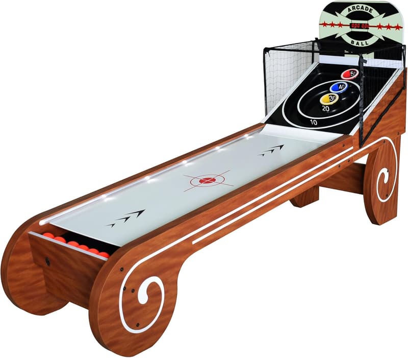 Arcade Ball Table with LED Lighting for Family Game Rooms