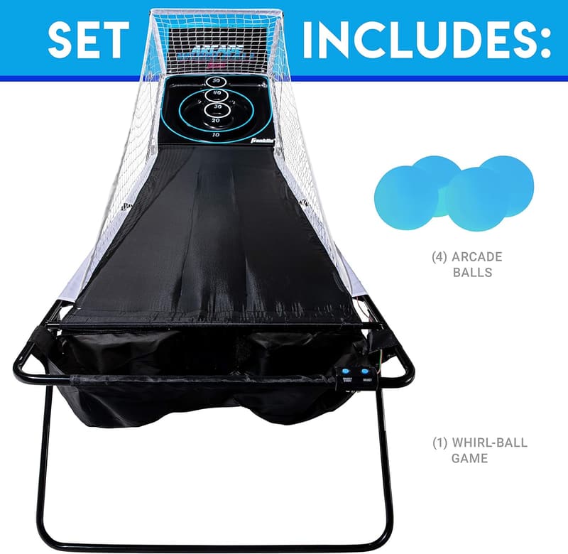 Indoor Roller Ball Arcade Game - Family Bowling Fun for Kids & Adults