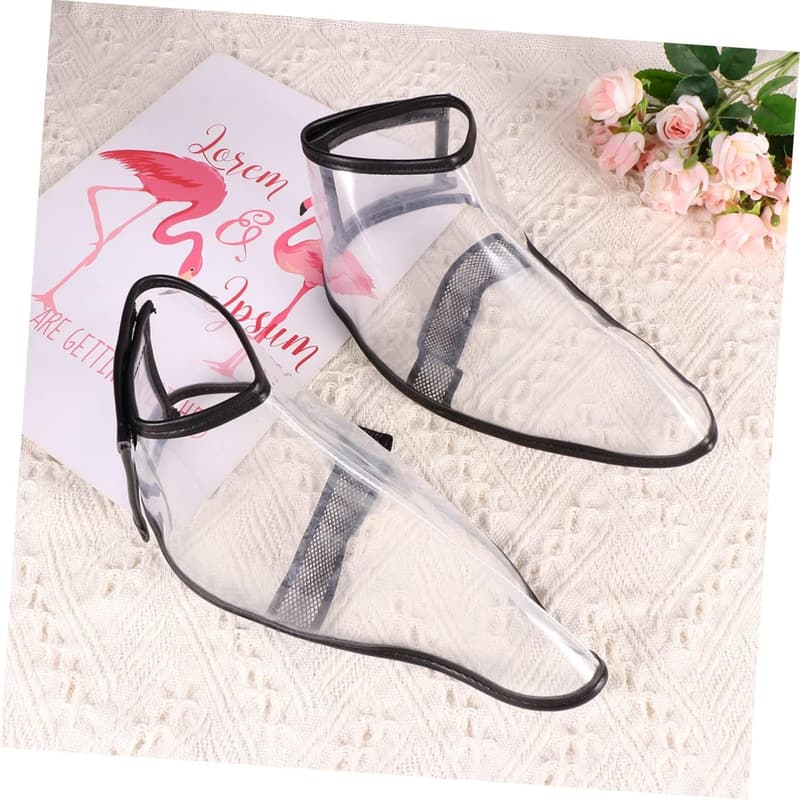 Durable Transparent Haircut Shoe Covers for Stylists