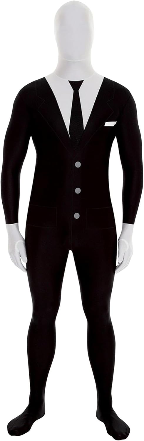 Slenderman Costume for Men - Spooky Morphsuit