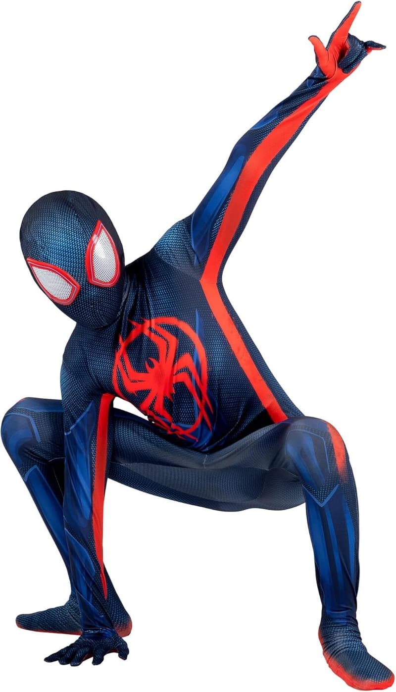 Youth Deluxe Miles Morales Spider-Man Costume - Stretch Spandex