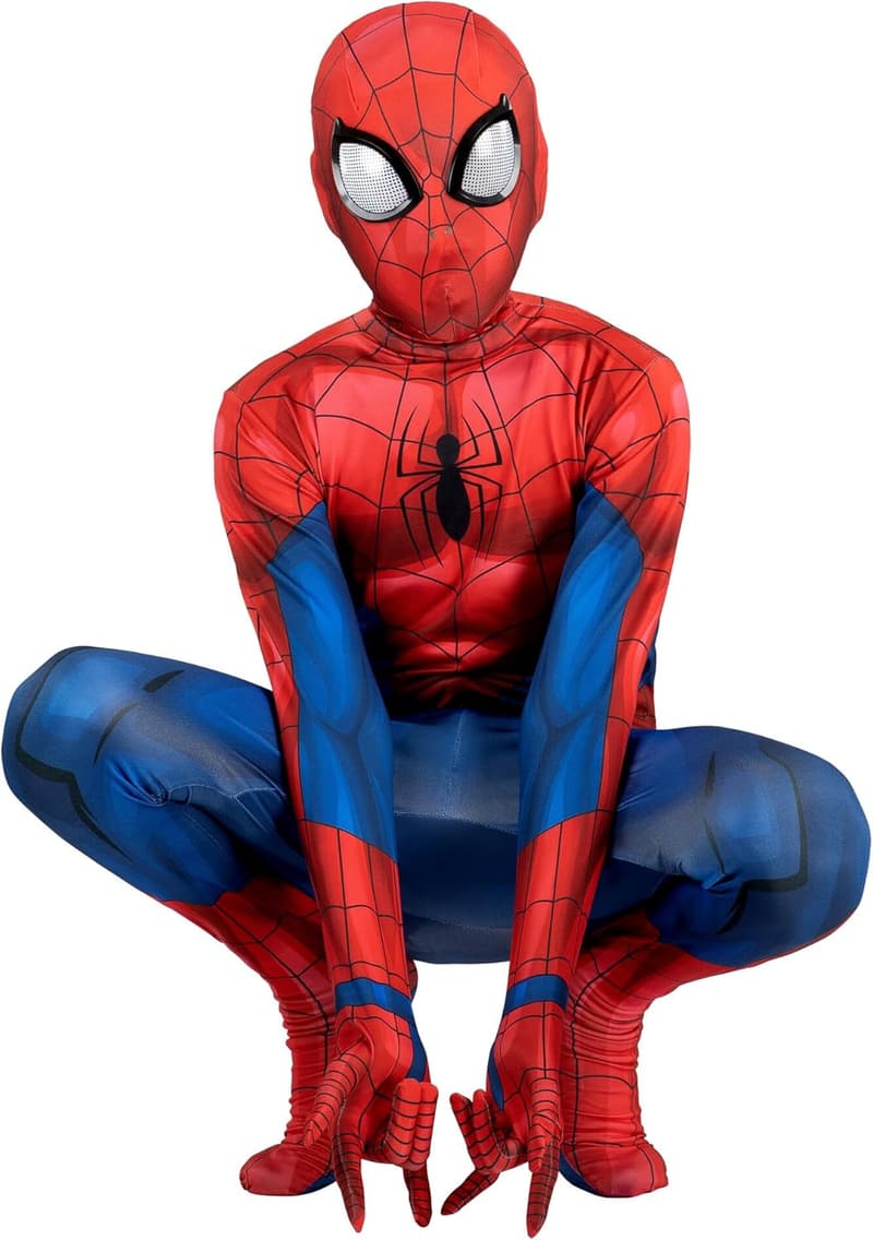 Kids' Spider-Man Deluxe Zentai Costume - Stretch Spandex