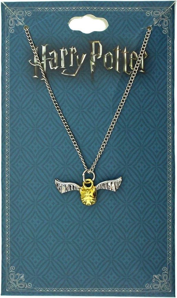 Harry Potter Golden Snitch Quidditch Necklace