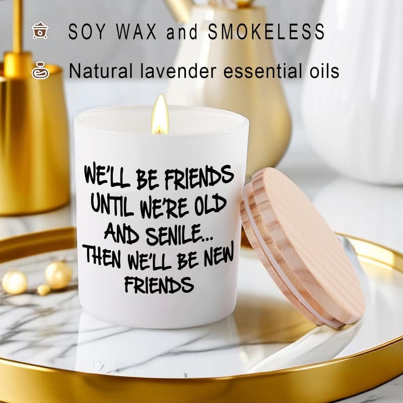 Birthday Gift Candles for Women - Lavender Scented Soy Candles