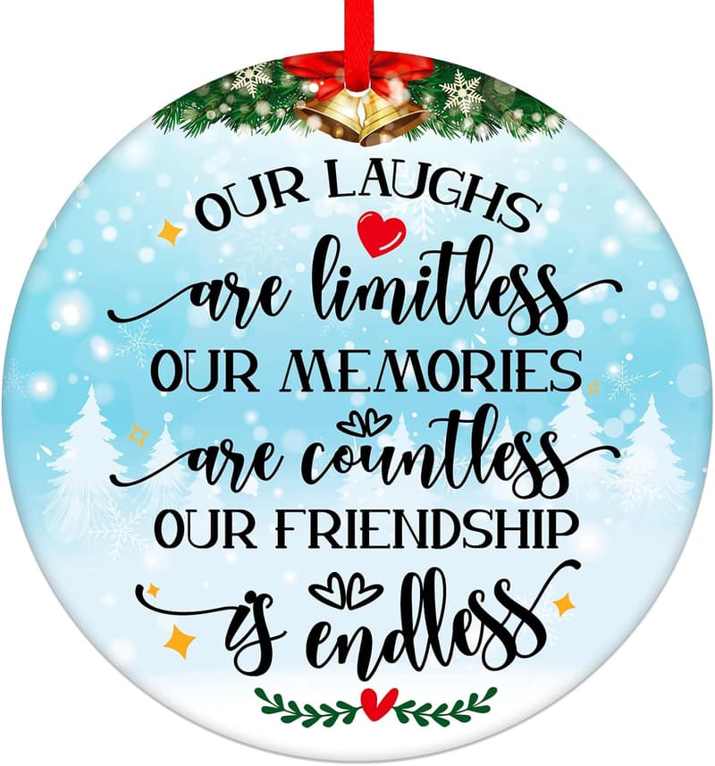 Endless Friendship Christmas Ornaments for Women