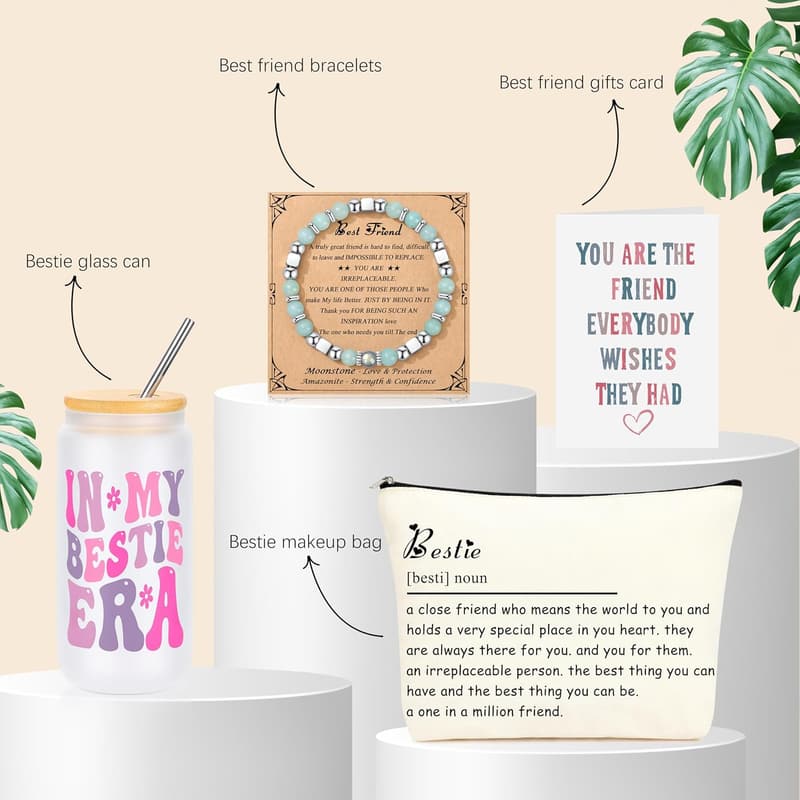 Birthday Gift Basket for Best Friends – Set of 5