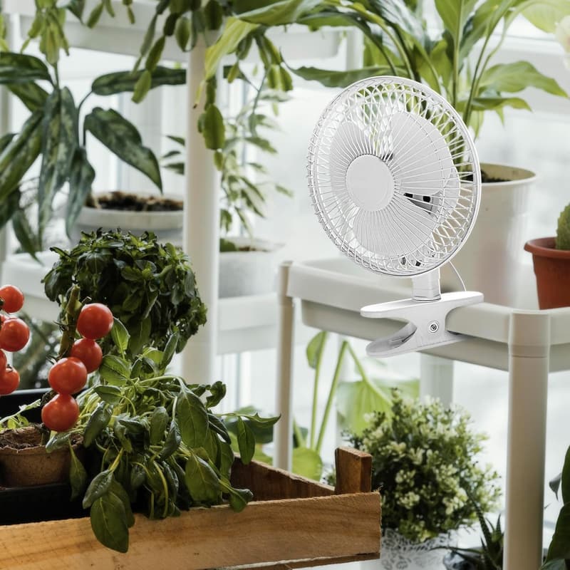 Adjustable 6-Inch Clip-On Fan with Whisper Quiet Operation