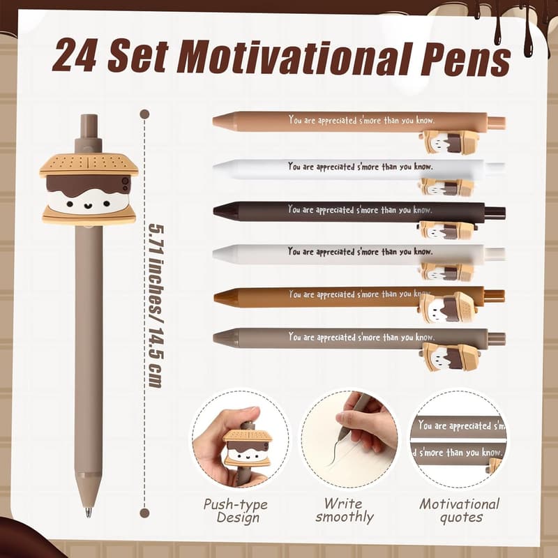Graduation Appreciation Gift: Bulk S'more Marshmallow Pens