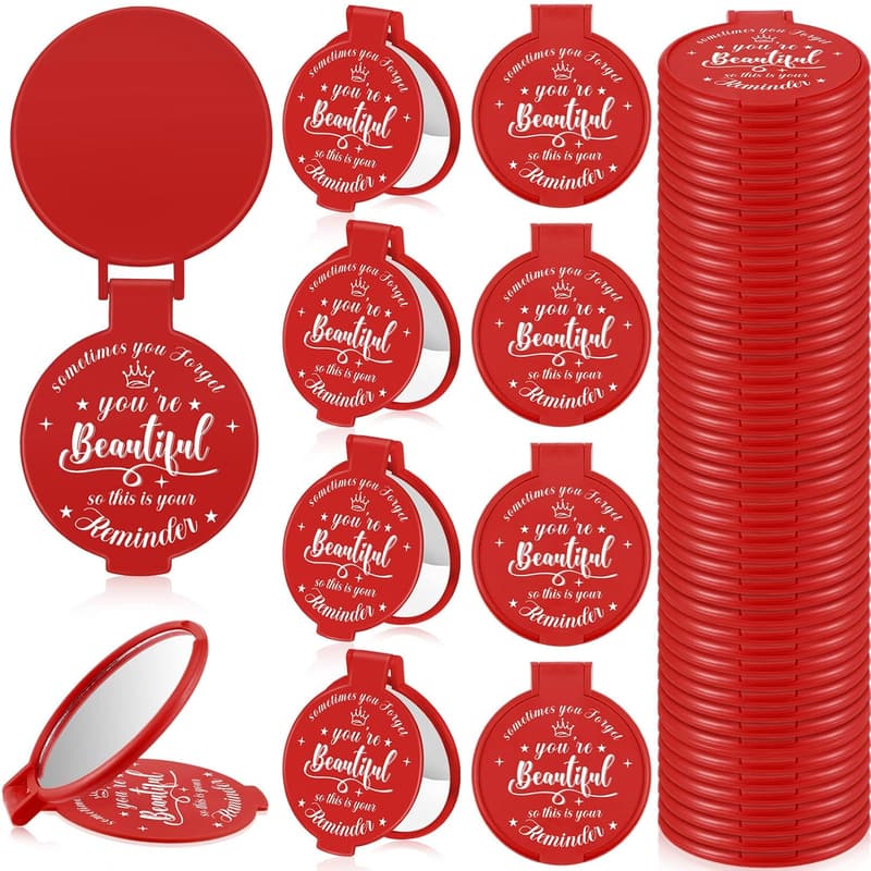 Mother's Day 36-Pack Inspirational Compact Mirrors for Women