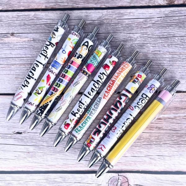 Teacher Appreciation Fun Pens Set - 10-Pack Cute Writing Supplies