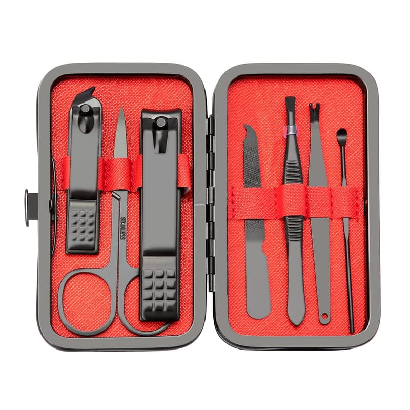 Men's 7-in-1 Stainless Steel Manicure Set - Perfect for Easter Gifts