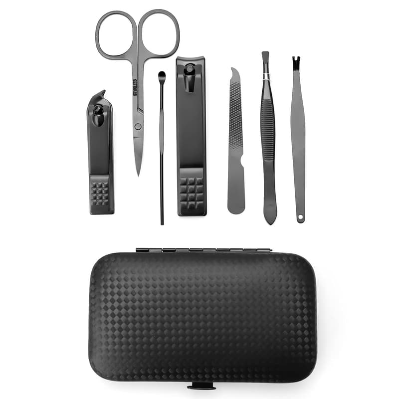 Men's 7-in-1 Stainless Steel Manicure Set - Perfect for Easter Gifts