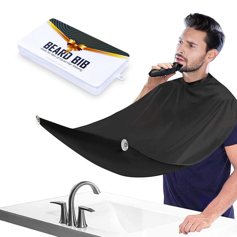 Father's Day Beard Bib Apron with Suction Cups for Men
