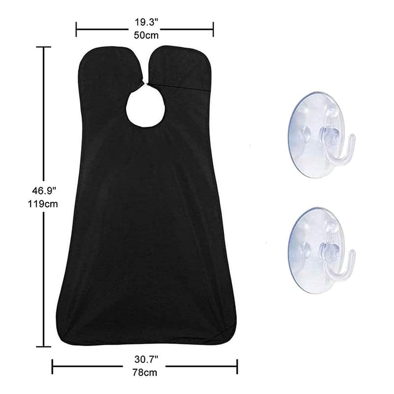 Father's Day Beard Bib Apron with Suction Cups for Men