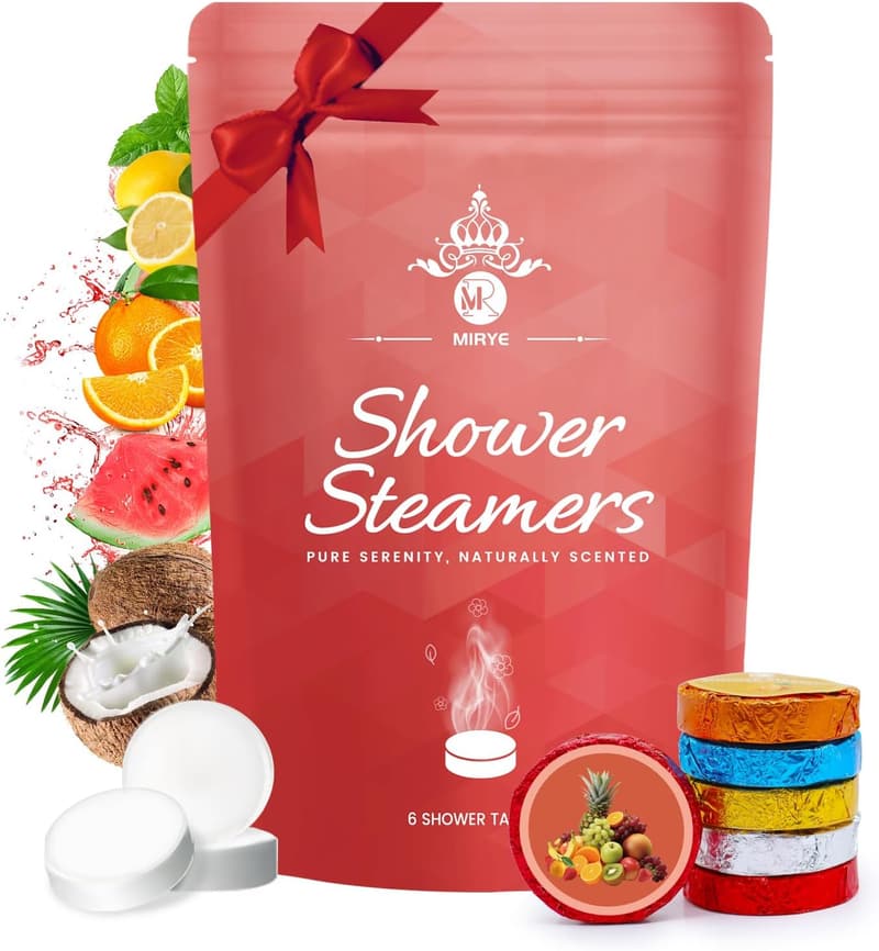 Valentine's Day Shower Steamers with Organic Essential Oils