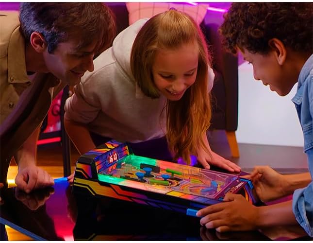 Tabletop Pinball Machine for Kids 6+ - Electronic Arcade Game