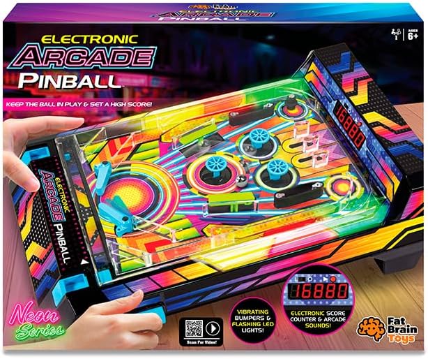 Tabletop Pinball Machine for Kids 6+ - Electronic Arcade Game
