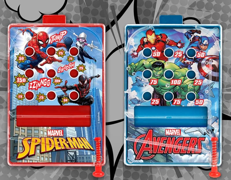 Marvel Avengers & Spiderman Mini Pinball Game for Kids