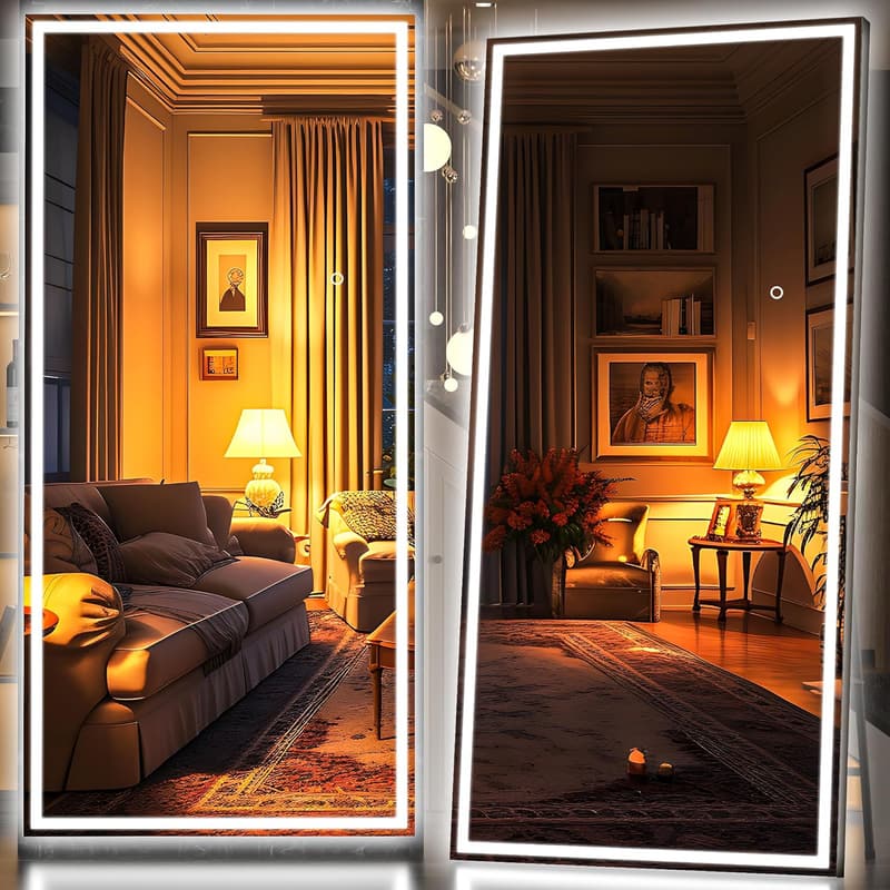 LED Lighted Full-Length Mirror, 95