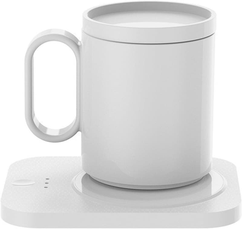Wireless Heated Coffee Mug with Rechargeable Warmer for Mother's Day