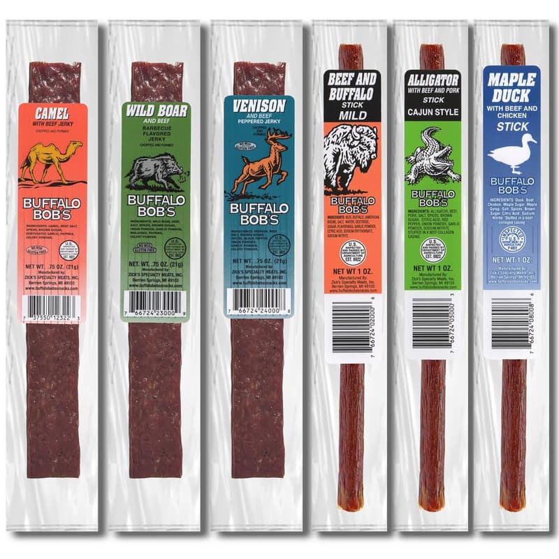 Exotic Jerky Gift Set for Dad - Beef Variety Pack (6 Pack)