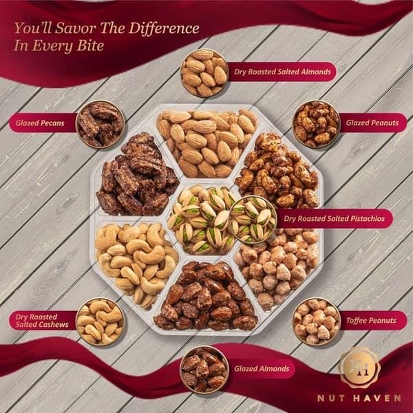 Father's Day Extra Large Gourmet Nut Gift Basket