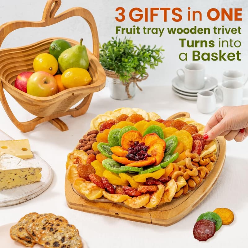 Easter Gift Basket - Extra Large Dried Fruit & Nut Tray