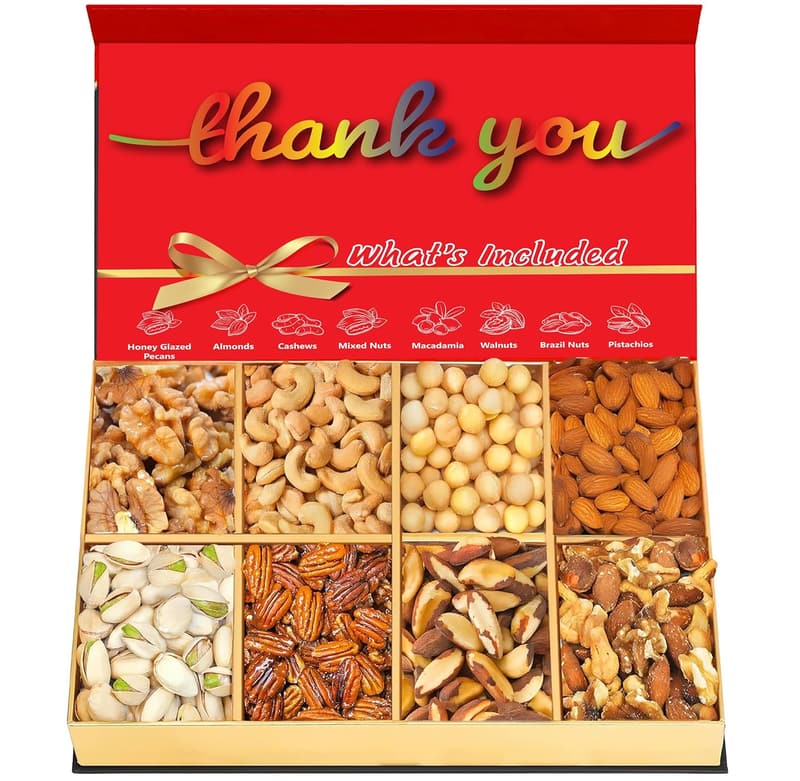 Father's Day Gourmet Nuts Gift Basket for Dad