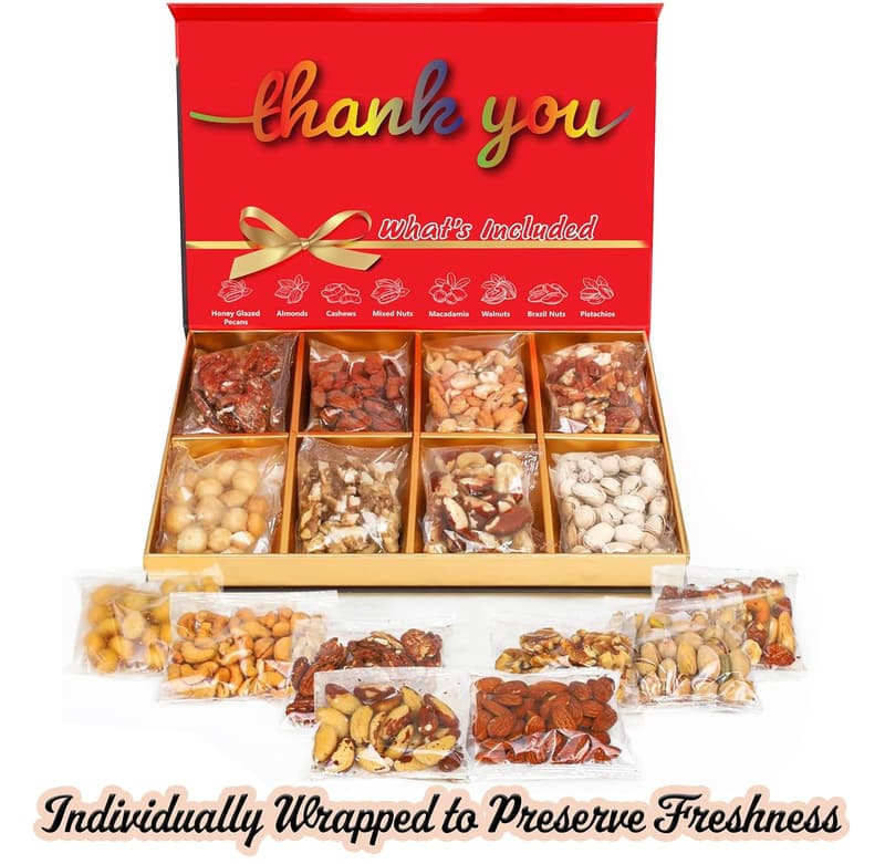 Father's Day Gourmet Nuts Gift Basket for Dad