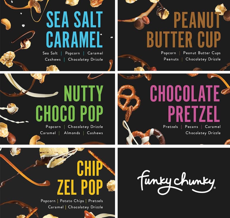 Gourmet Popcorn Sampler Variety Pack - 5 Flavors (10 oz)
