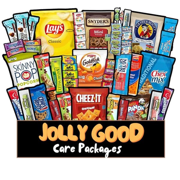 Father's Day Snack Care Package - 50 Count Variety Basket