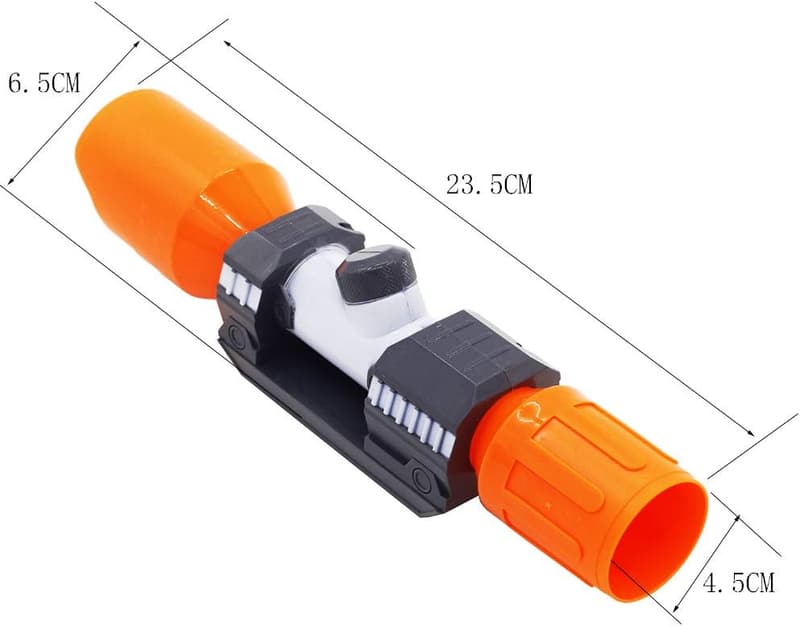 Tactical Detachable Scope Sight for Toy N-F Gun (Orange)