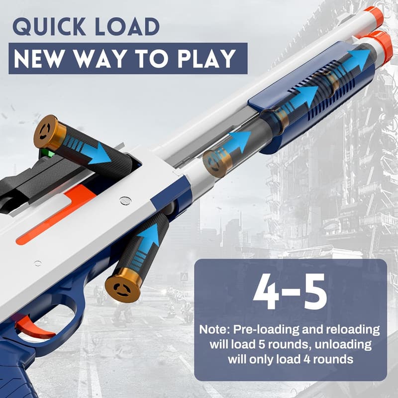 Foam Dart Ejecting Sniper Rifle for Kids 8-14 Outdoor Play