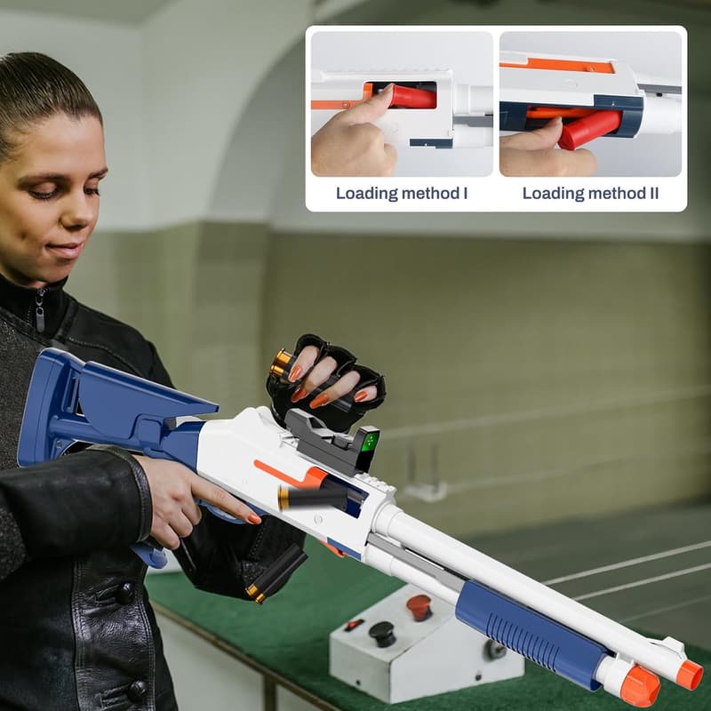 Foam Dart Ejecting Sniper Rifle for Kids 8-14 Outdoor Play