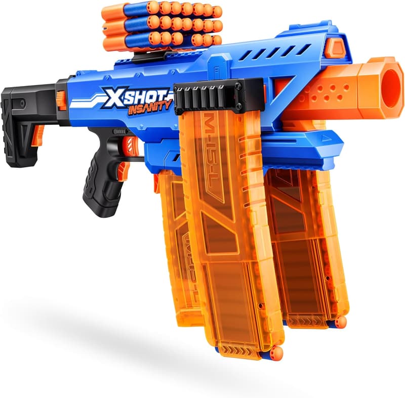 Motorized Dart Blaster with 48 Darts & Tripod for Outdoor Play