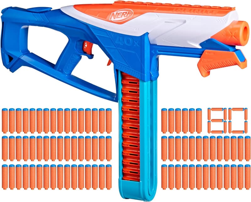NERF N Series Infinite Dart Blaster with 80 Darts & Battle Belt