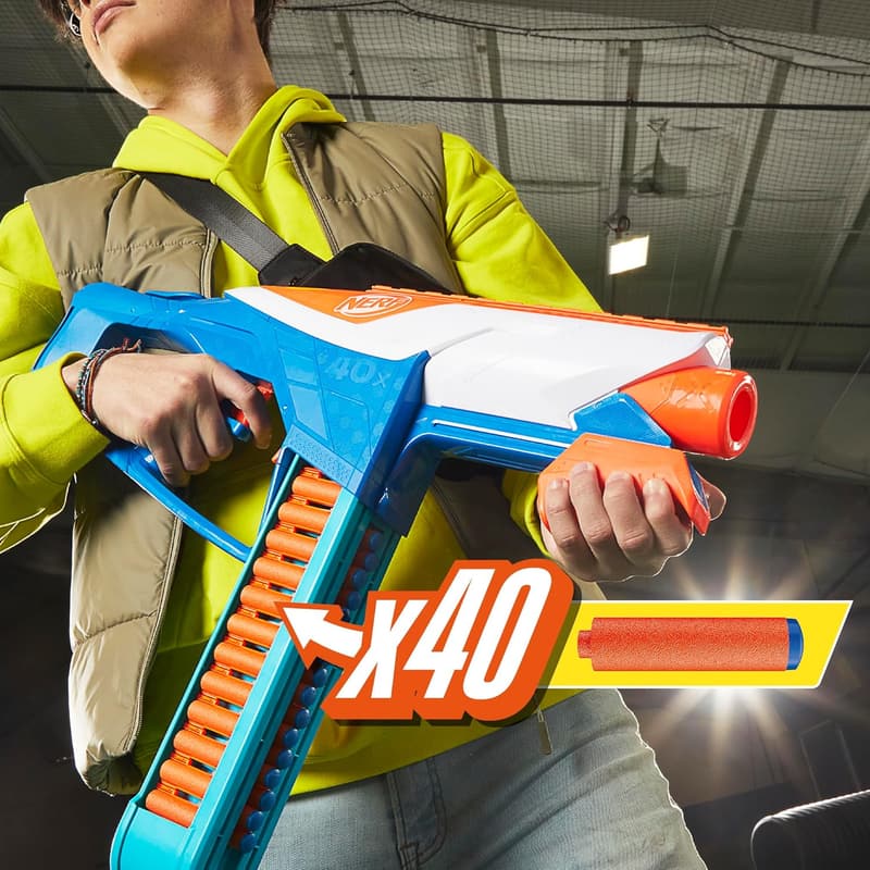NERF N Series Infinite Dart Blaster with 80 Darts & Battle Belt