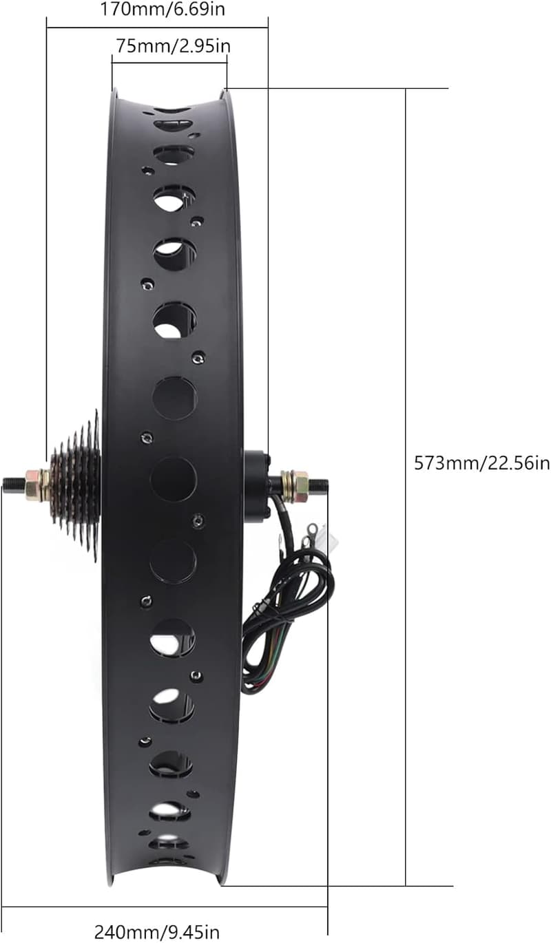 48V 1500W Snow Bike Conversion Kit with LCD Display
