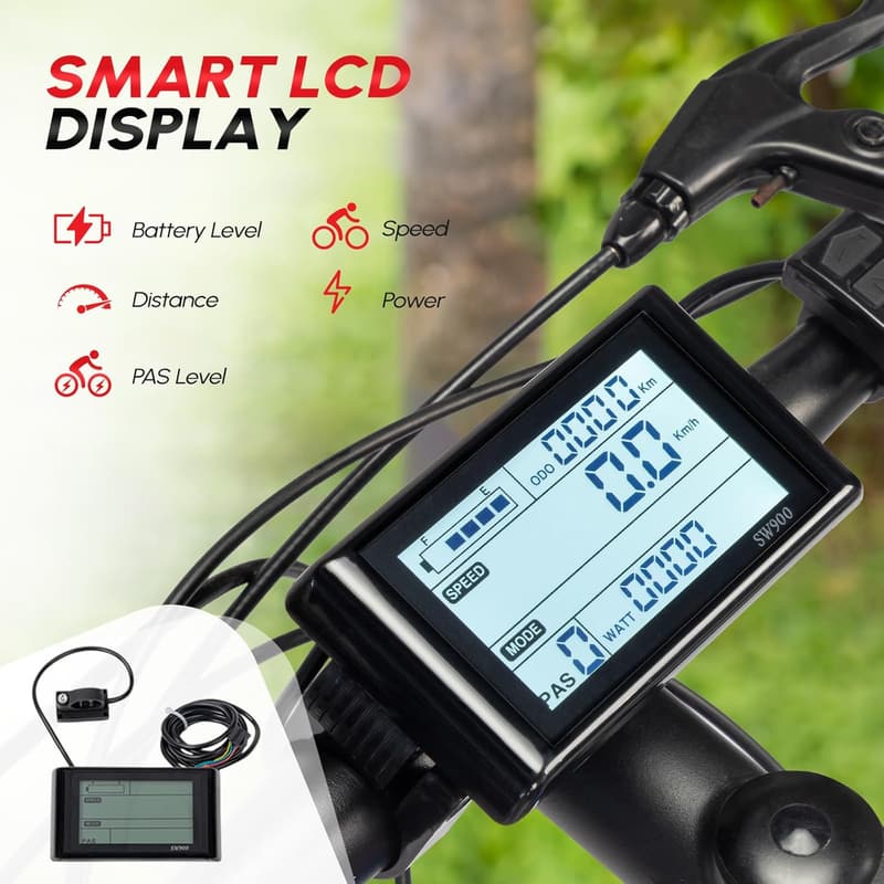 Electric Bike Conversion Kit, 48V 1000W/1500W Hub Motor