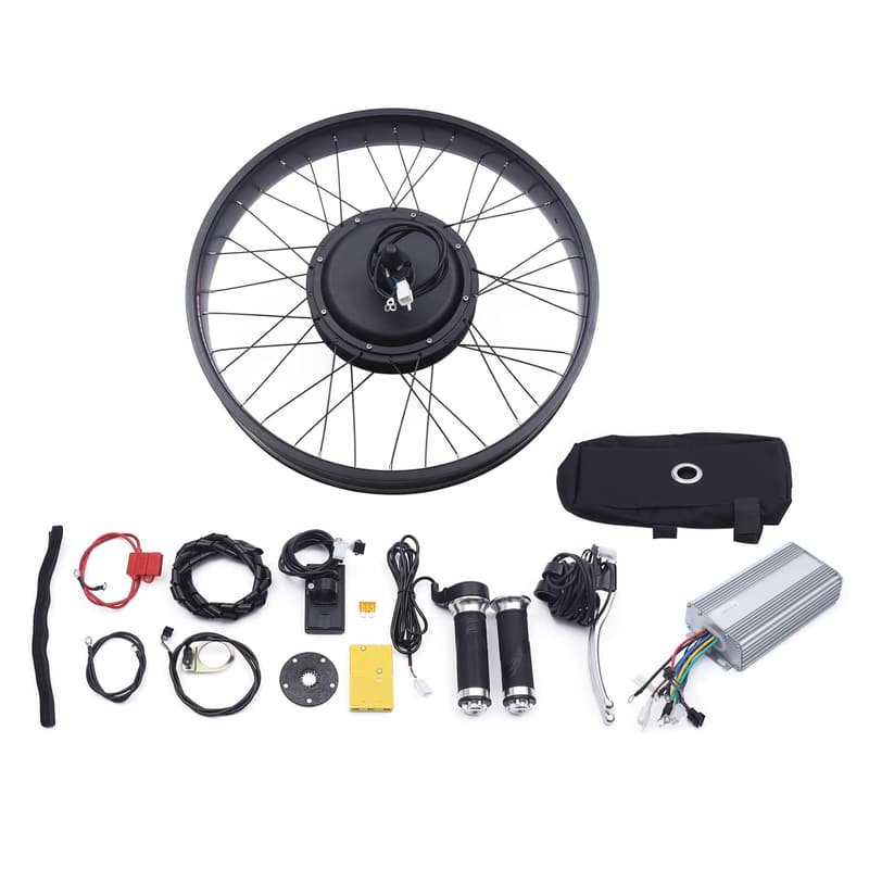 Electric Snow Bike Conversion Kit – 1500W, 26