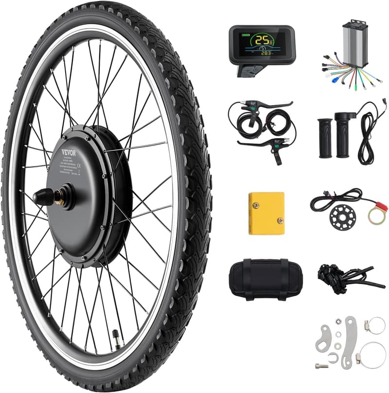 1000W Electric Bike Conversion Kit for Road Bikes