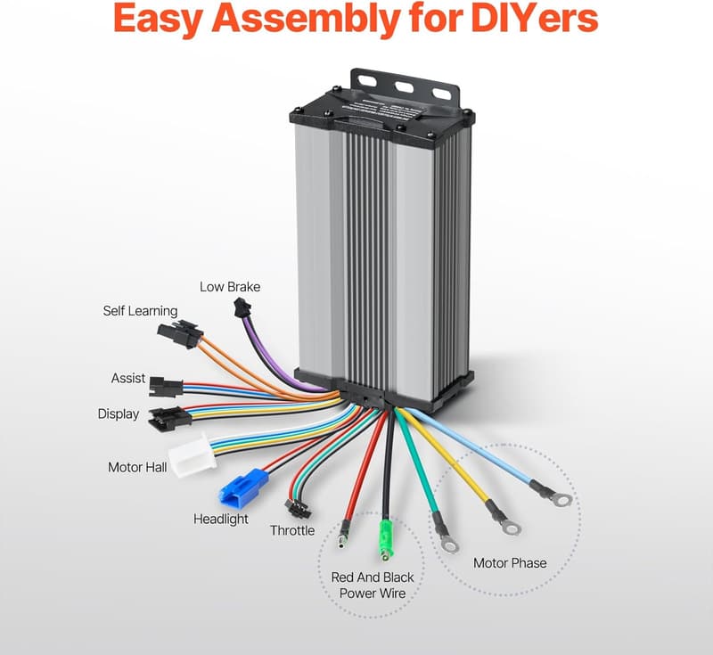 1000W Electric Bike Conversion Kit for Road Bikes