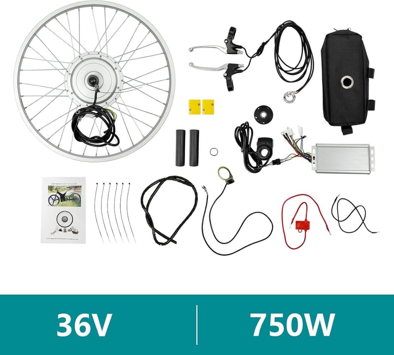 36V 750W Electric Bicycle Conversion Kit with Hub Motor