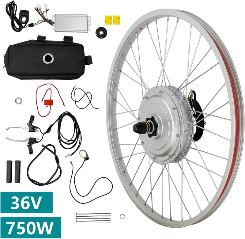36V 750W Electric Bicycle Conversion Kit with Hub Motor