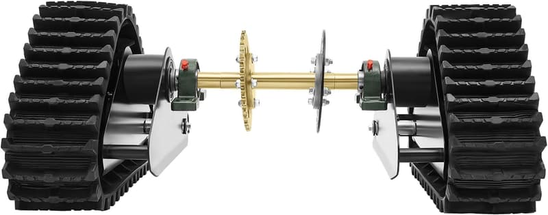 Go Kart Rear Axle Track Assembly Kit for ATV/Snowmobile 600mm