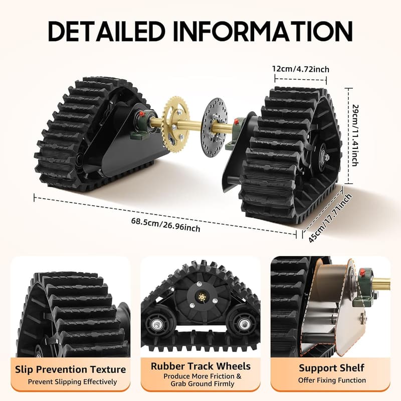 Rear Wheel Axle Assembly Kit for Go-Kart & ATV