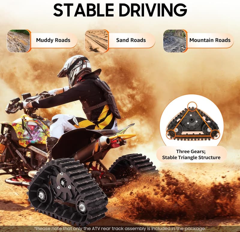 600mm Go Kart Rear Axle Track Assembly for ATV & Buggy